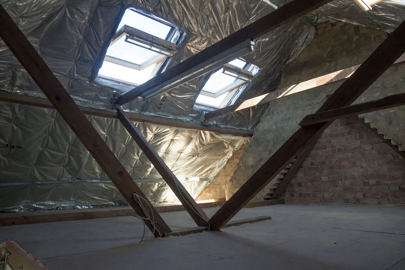 Attic insulation